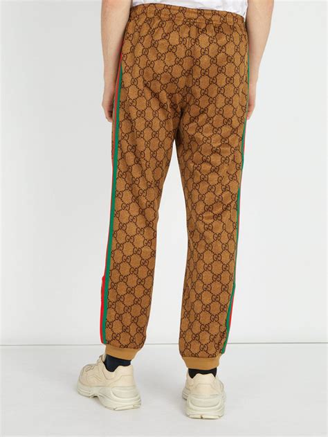 gucci brown sweatpants|gucci sweatpants for sale.